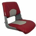 Kd Mueble Skipper Standard Seat Fold Down, Grey & Red KD2933737